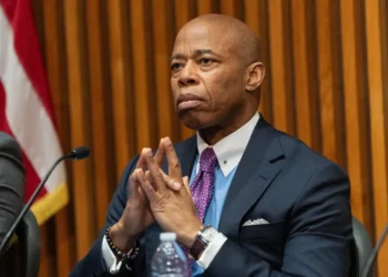 Image of Eric Adams speaking