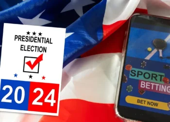 Stock photo of election and offshore sportsbook