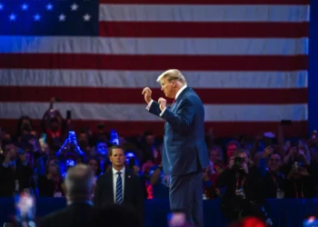 Trump celebrating