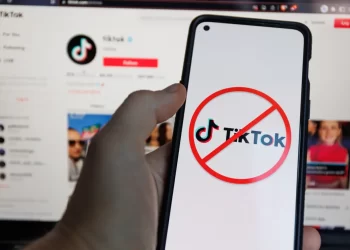 Photo the TikTok app banned