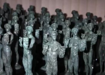 SAG Award trophies