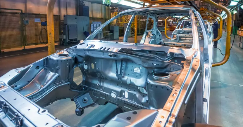 A car being made overseas