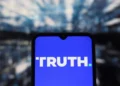 Screenshot of Truth Social app