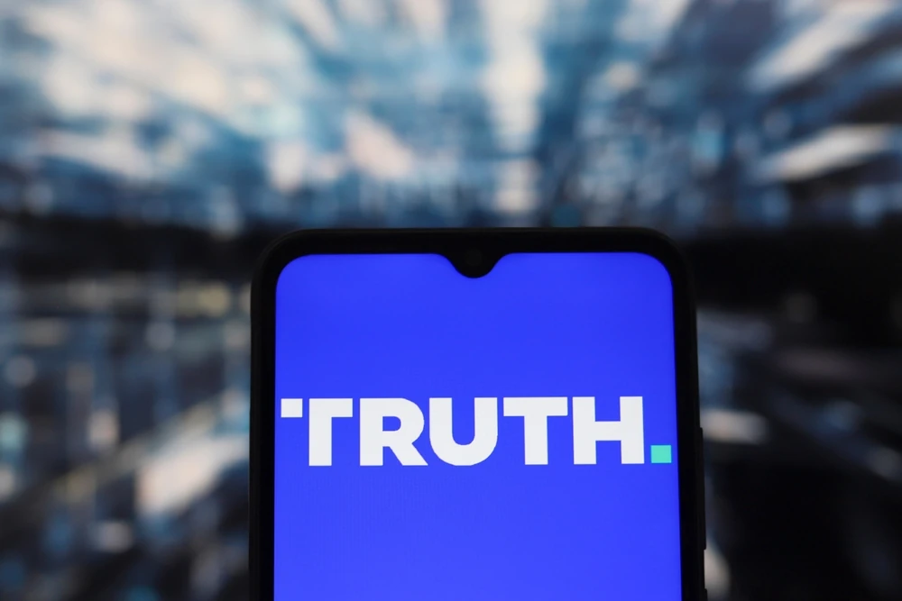 Screenshot of Truth Social app