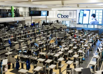 Cboe global markets trading floor